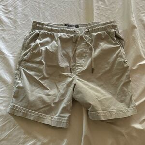 White Cargo Shorts Small